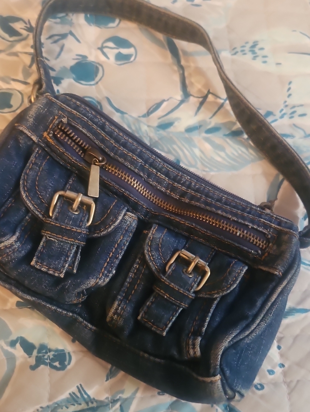 Limited Too Casual Denim Mini Bag Just Too Cute !!